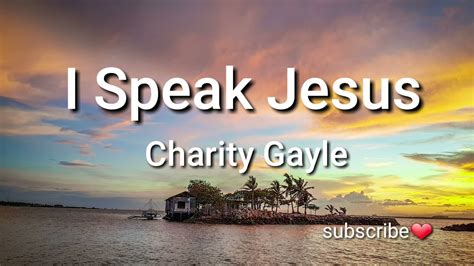 =====This channel aims to share Christian song instrumental covers,. . Youtube charity gayle i speak jesus